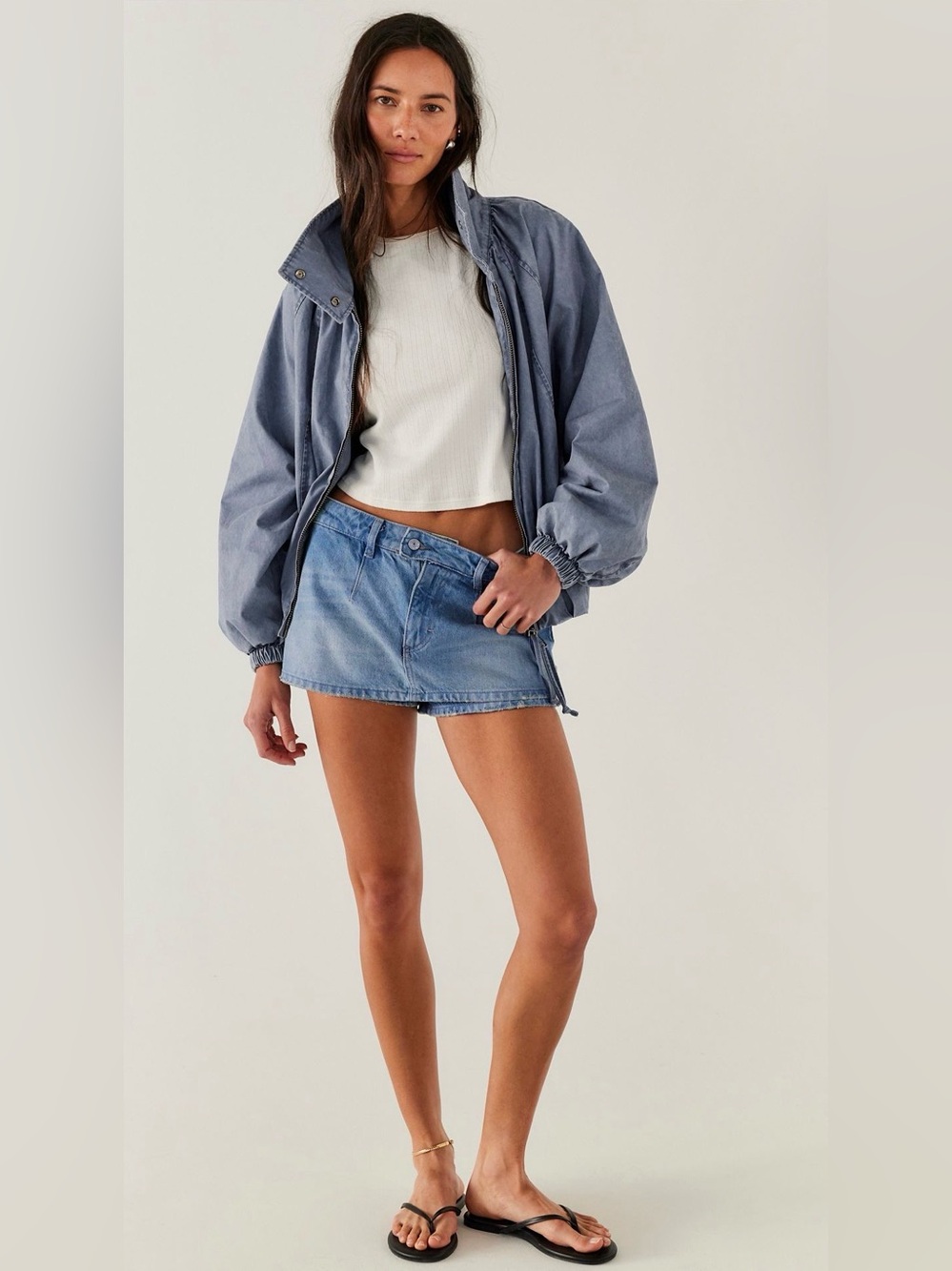 Free People Galvanting Mini Skort